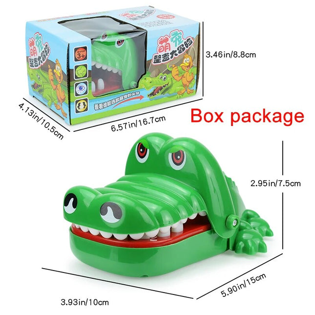 Crocodile Crunch Finger Biting Game : jeu de soulagement du stress amusant pour les enfants et les adultes