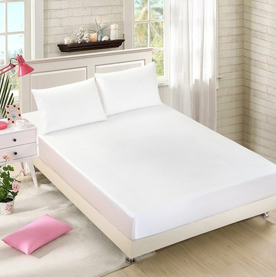 Summer ice silk silk silk bed  solid color bed cover bed package  bed cover special pillowcase - Wnkrs