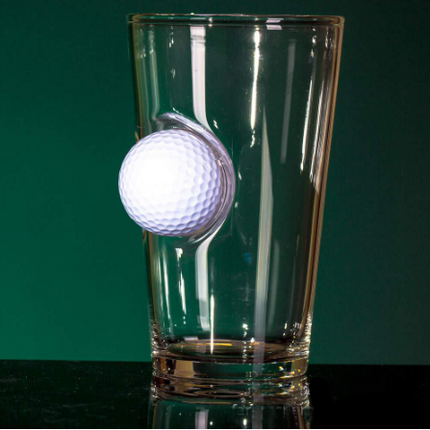 Stuck In Glass Beer Mug Golf Embedded Creative Wine Glass - Wnkrs