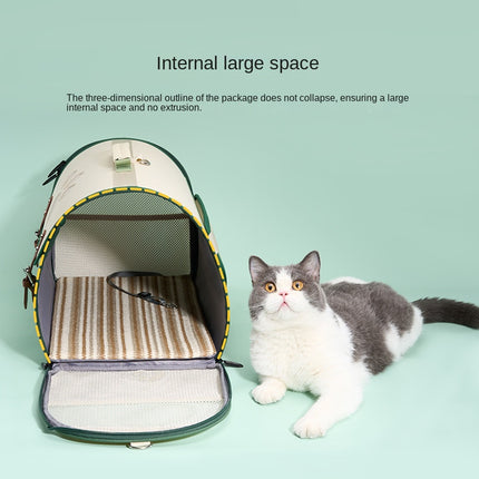 Sac à dos de transport extensible pour animaux de compagnie avec maille respirante pour chats et chiens – Idéal pour la randonnée, les voyages et le camping