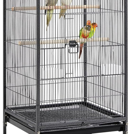 Cage à oiseaux en fer forgé de 40 pouces