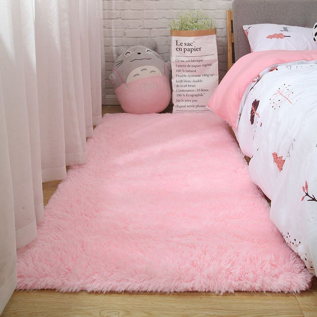 Silk Wool Carpet Bedroom Cute Room Bedside - Wnkrs