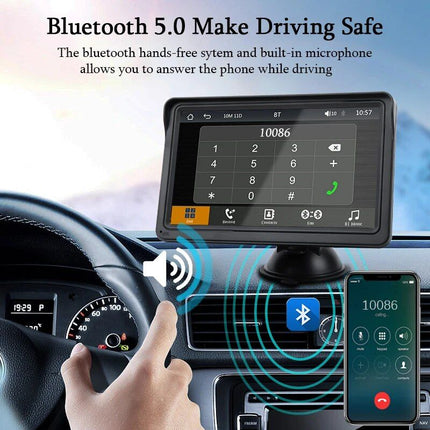 7-inch Touch Screen Car Multimedia Video Player with CarPlay & Android Auto - Wnkrs