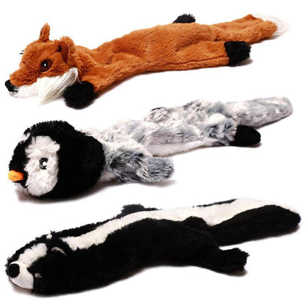 Jouets interactifs en peluche pour chien qui froissent et couinent