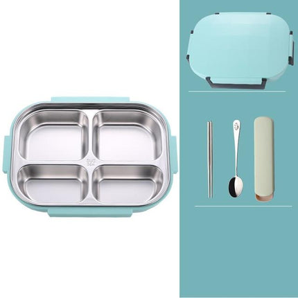 Stylish leakproof Japanese style stainless steel lunch box - Wnkrs