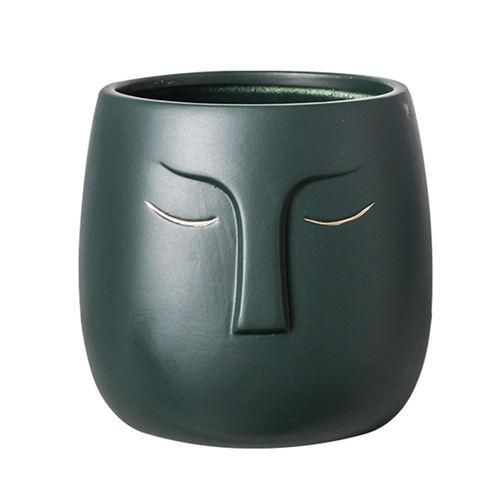 Charming European Style Ceramic Head Vase - Wnkrs