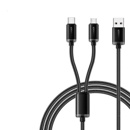 Cable de carga rápida 2 en 1 micro USB y tipo C de Essager