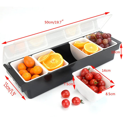 Multifunctional Fruit Box With Hinged Cover - Wnkrs