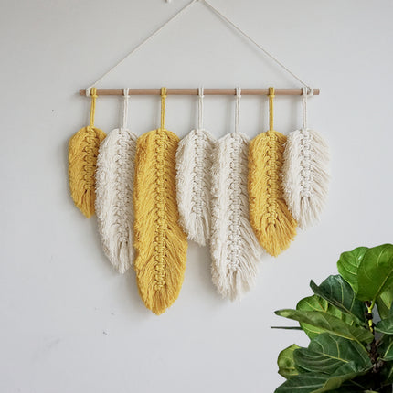 Lace woven geometric tapestry - Wnkrs