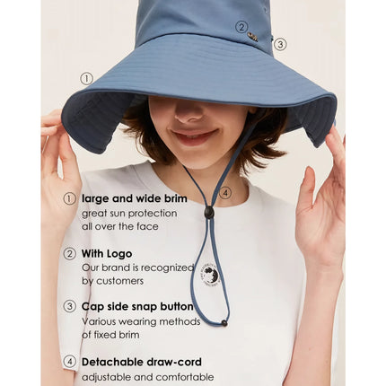 Casual Bucket Hat for Summer Outdoors