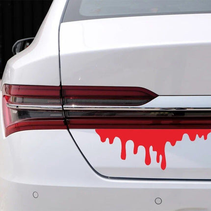 Dynamic Red Blood Bleeding Effect Car Decal - Wnkrs