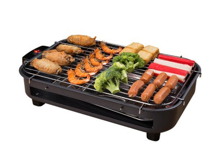 Factory directly for household barbecue square non-smoking electric oven carbon steel plate knob temperature control Korean electric baking tray customization - Wnkrs