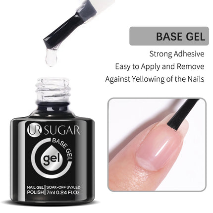 Esmalte de uñas en gel reforzado y capa superior de 7 ml