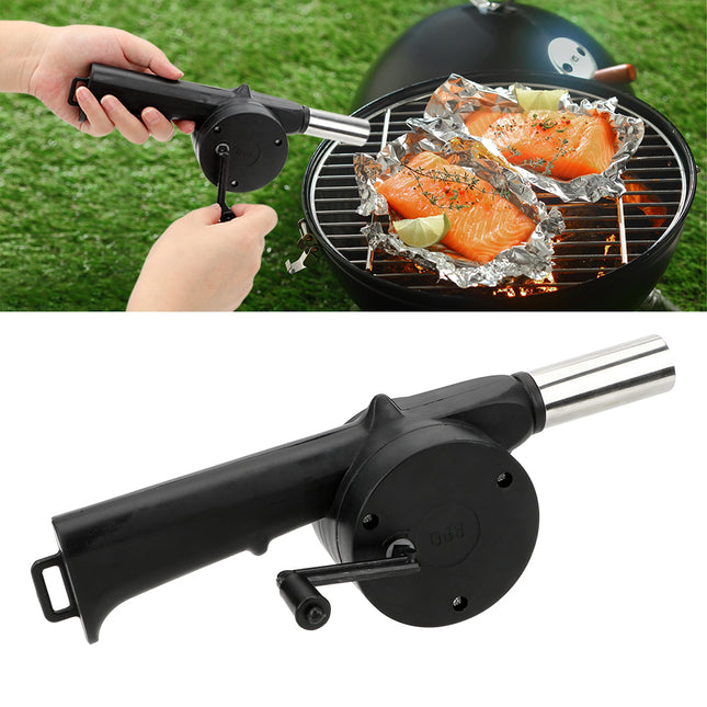 Souffleur d'air portable pour barbecue pour un allumage facile du feu de gril