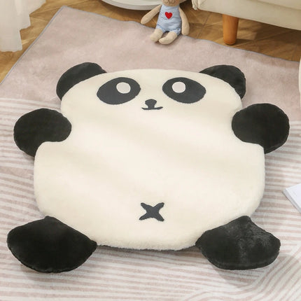 Cama para mascotas con forma de panda: almohadilla para dormir cálida, antideslizante y extraíble para gatos y perros