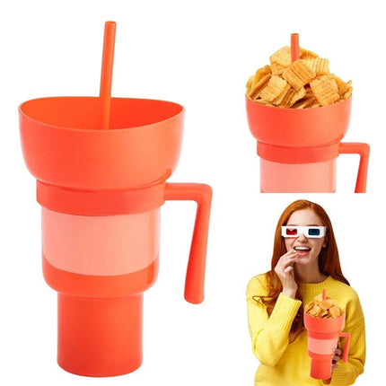 Multi-Purpose Portable Snack and Drink Tumbler - Wnkrs