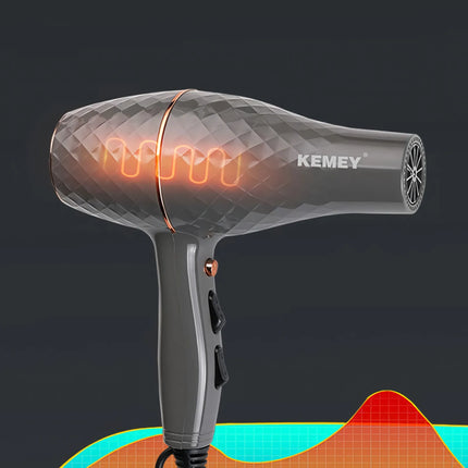 Professional 2000W Hair Dryer with High Power Hot and Cold Wind