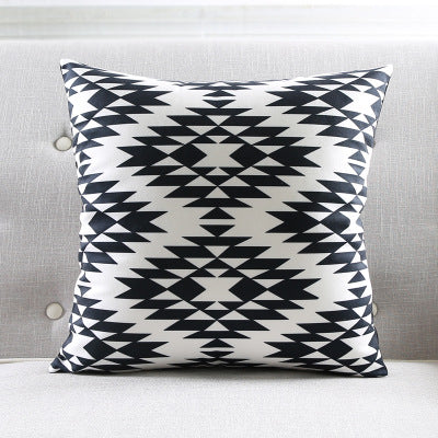 Geometric striped sofa throw pillow - Wnkrs