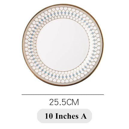 6 platos de porcelana nórdica