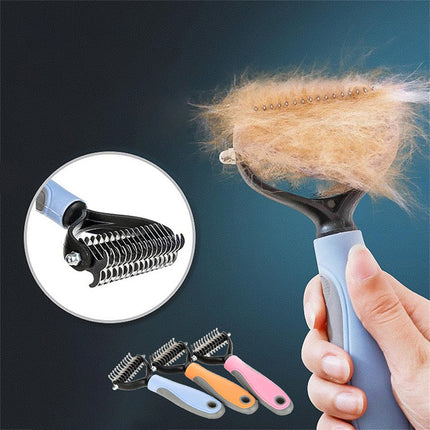 Brosse de toilettage et masseur pour chiens et chats