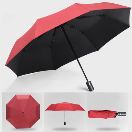 Parasol automatique pliable en 3 parties résistant au vent