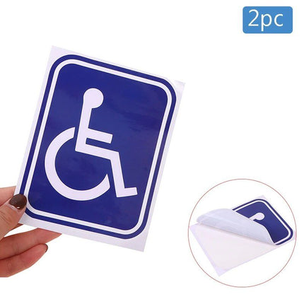 Weatherproof Disability Mobility Parking Decals for Vehicles - Wnkrs