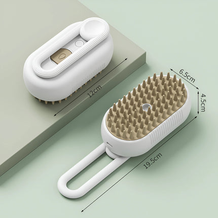 Brosse à cheveux électrique à vapeur pour animaux de compagnie