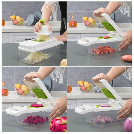 Double-head vegetable cutter multi-function vegetable cutter household - Wnkrs