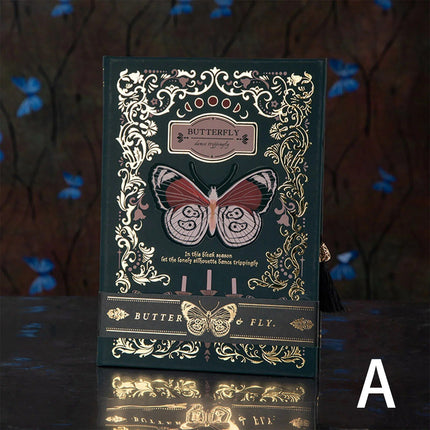 Classic Gothic Butterfly Series Diary Notebook - Wnkrs