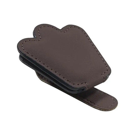 Multi-Functional Leather Car Visor Clip for Sunglasses and Cards - Wnkrs