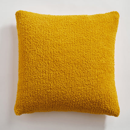 Housse de coussin de canapé en peluche confortable - Taie d'oreiller décorative douce et moelleuse