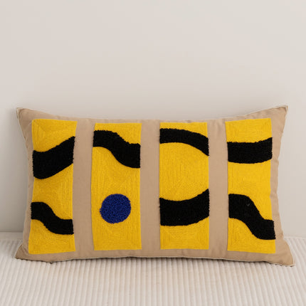 Cotton Living Room Sofa Pillow Abstract Pillowcase - Wnkrs