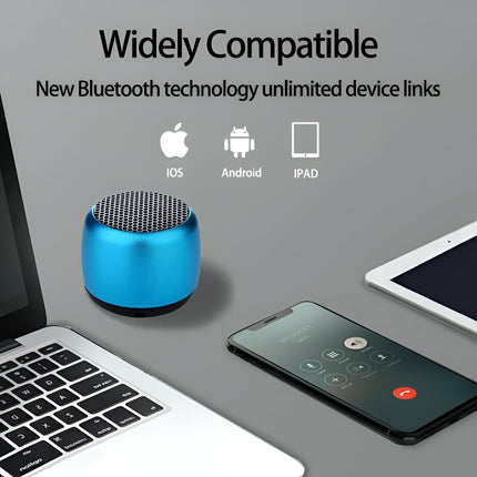 Compact Bluetooth 3D Surround Sound Portable Speaker with USB Charging