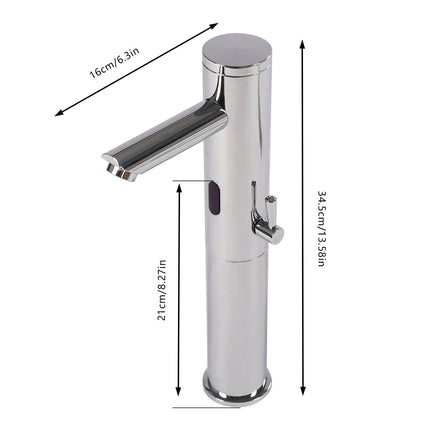 Chrome Touchless Sensor Bathroom Faucet - Wnkrs