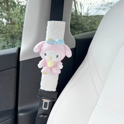 Cute Cartoon Dog Car Seat Belt Shoulder Protector - Wnkrs