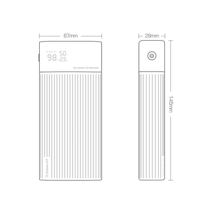 Banco de energía de carga rápida de 20000 mAh con tecnología QC3.0 y PD