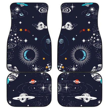 Galactic Outer Space Car Floor Mats - Wnkrs