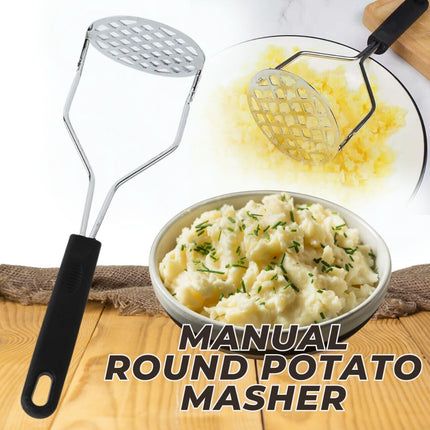 Potato Masher Stainless Steel Wire Masher, Potato Press Smasher Mashed Potatos - Wnkrs