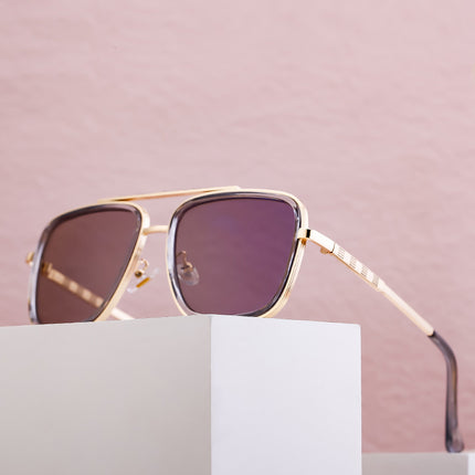 Vintage Square Oversized Sunglasses