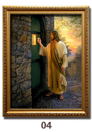 Jesus Portrait Immanuel Lord Christian Decorative Painting - Wnkrs