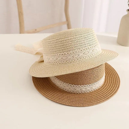 Charming Summer Princess Straw Hat for Children