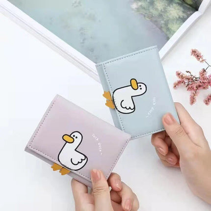 Charming Duck-Themed Mini Women's Wallet - Wnkrs