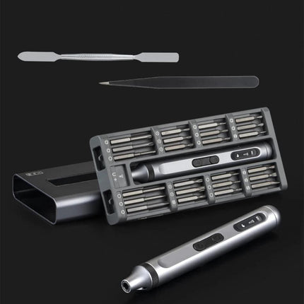 High-Efficiency Cordless Screwdriver Kit with LED Light and Type-C Fast Charging - Wnkrs