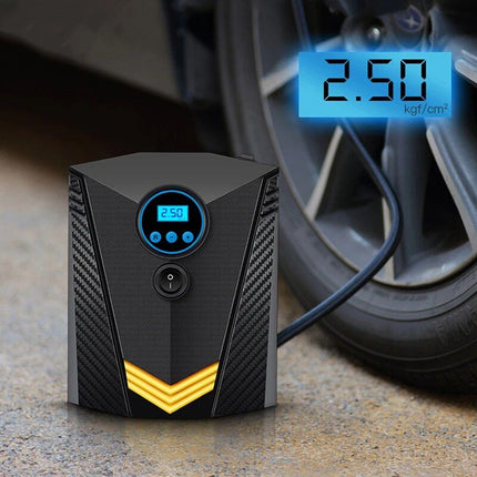 Digital Car Tire Inflatable Pump with LED Illumination and Auto Air Compressor - Wnkrs