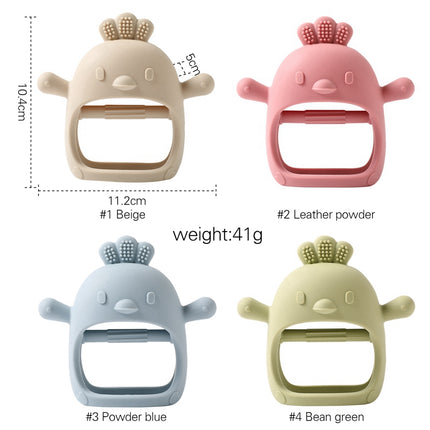 Soft Silicone Baby Teething Gloves Pacifier