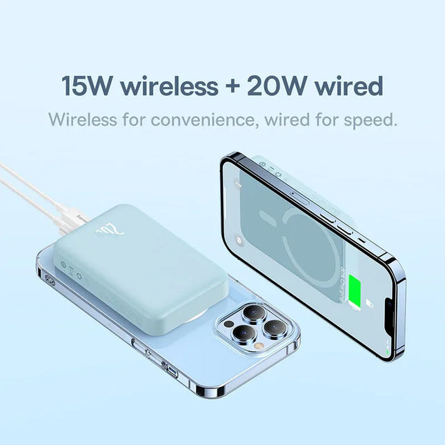 Batterie externe magnétique sans fil 10000 mAh