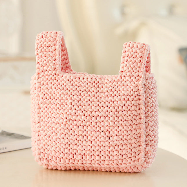 Fabric Thread Handmade Diy Woven Handbag Material Bag - Wnkrs