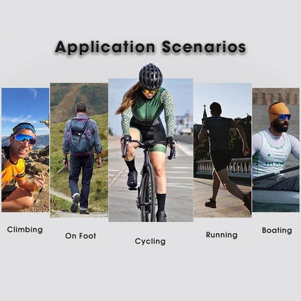 Paquete de 2 gafas de sol fotocromáticas para ciclismo: unisex, ajustables y con protección UV400