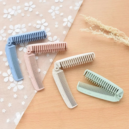 Brosse à cheveux et peigne antistatiques pliables et portables