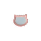 S / Chat bleu rose
